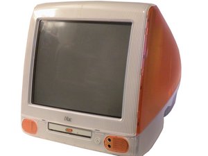 Apple Macintosh G3 in orange color is a legendry computer from Apple