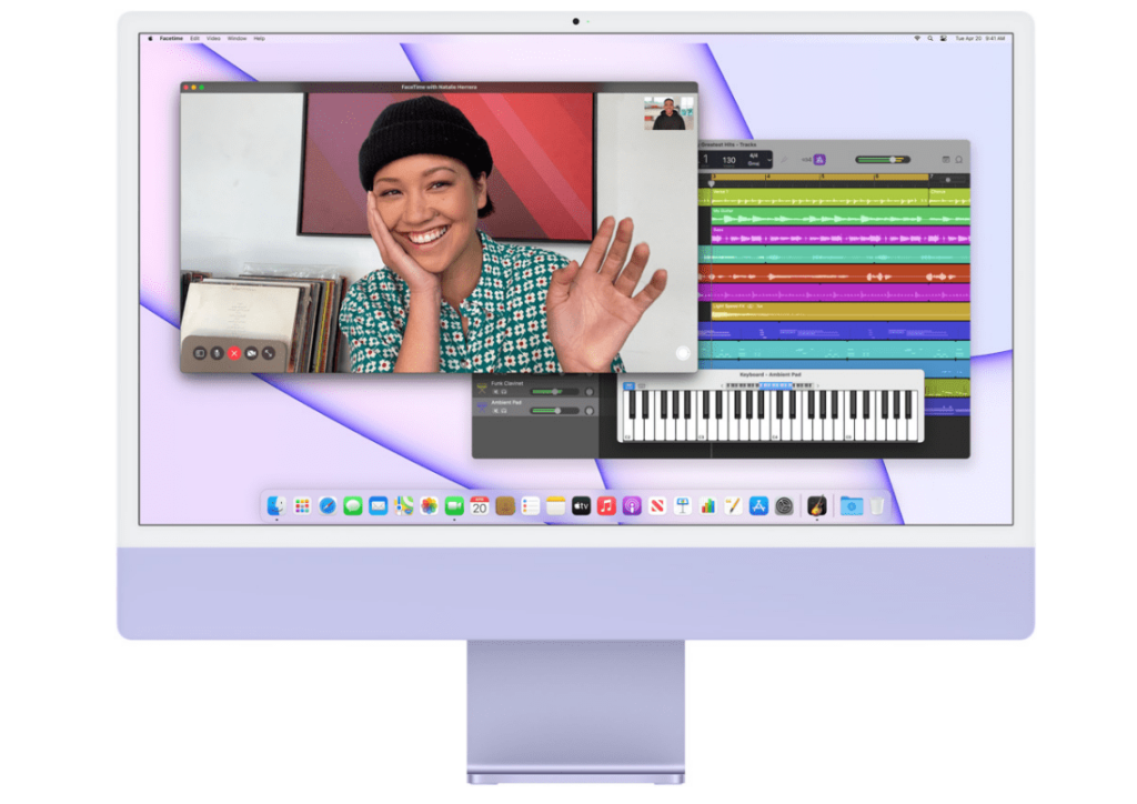 iMac 2021 comes with 1080p webcam